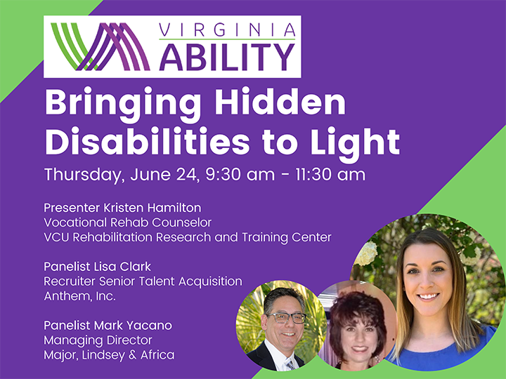 Bringing Hidden Disablities to Light Webinar